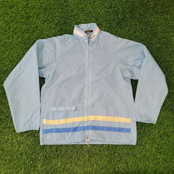 Vintage All-Wear Windbreaker Lightweight Jacket Large 22x27 70s 80s - Picture 1 of 15
